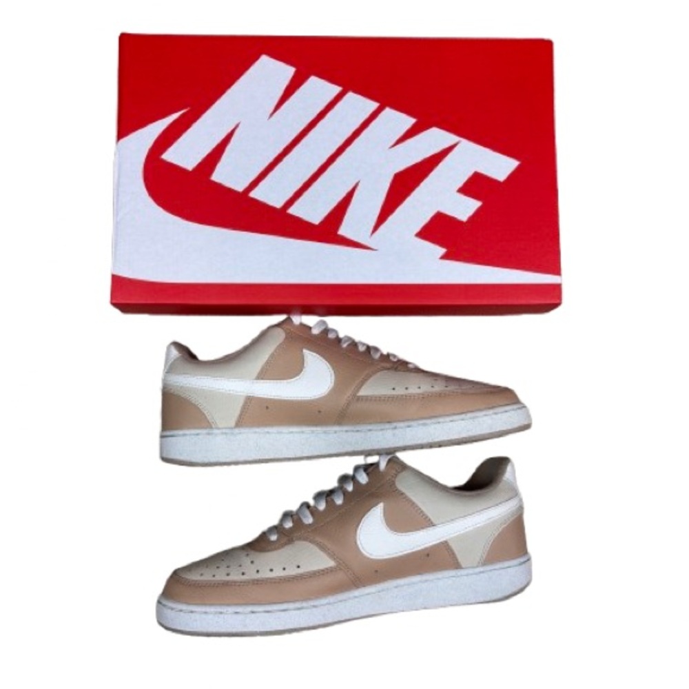 Nike Court Vision Low Sanddrift Sail Hemp Sneakers Men’s 10 With Box